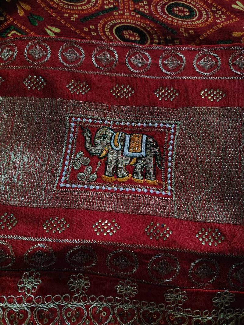 Zari Jacquard fabric